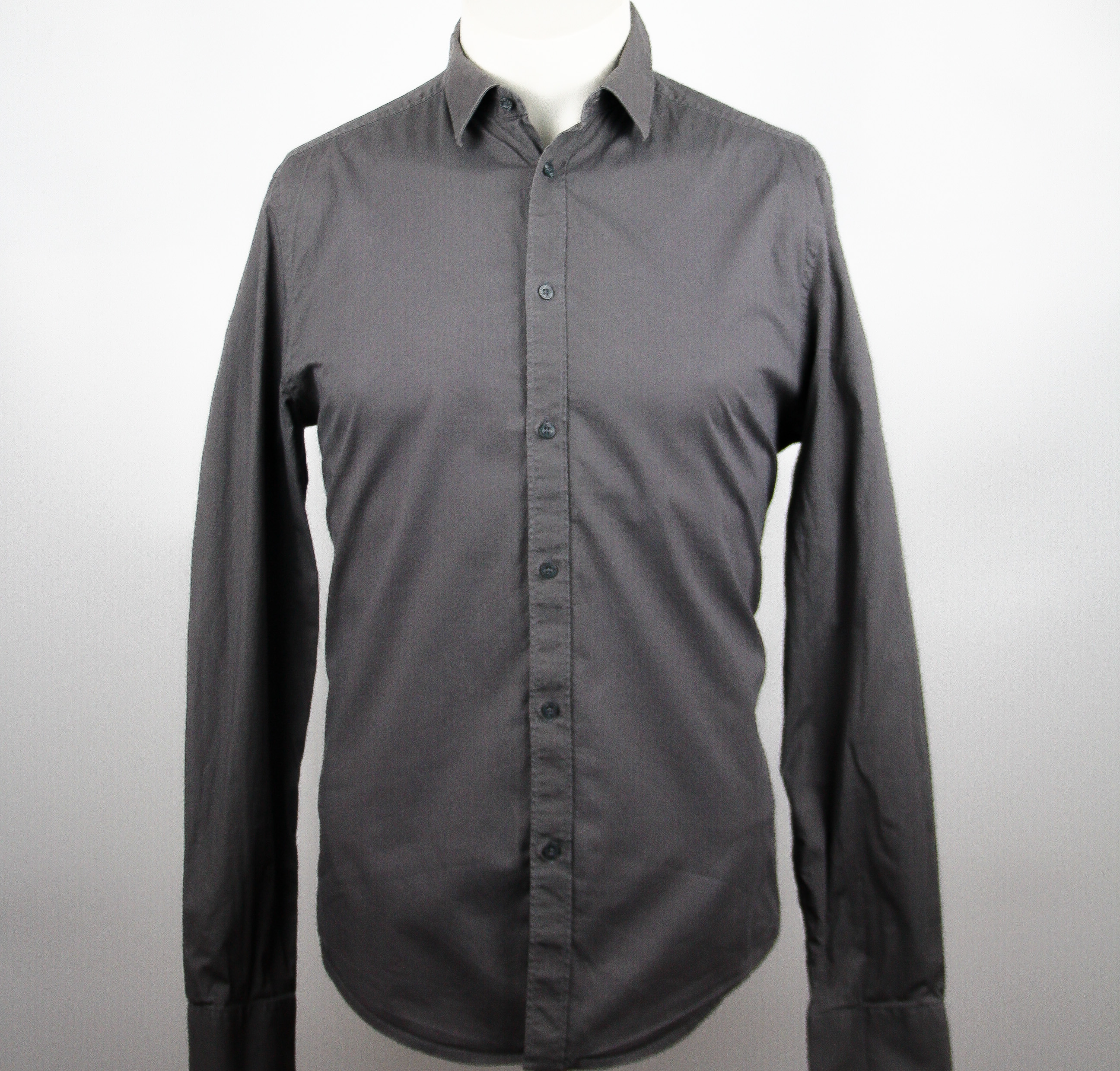 Ben Sherman Hemd Dark Grey Größe M *No buttondown*